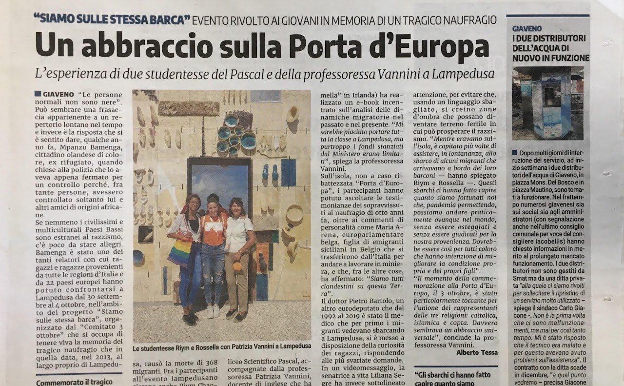 Articolo Lampedusa